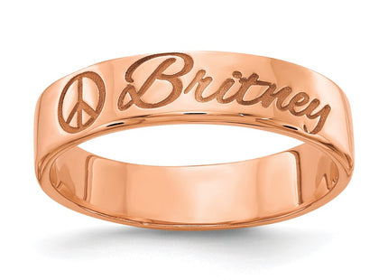 14k Rose Gold Rings Style XNR102R - Classique Jewelry Inc.