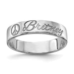 14K White Gold Customized Ring view