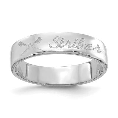 14K white gold ring