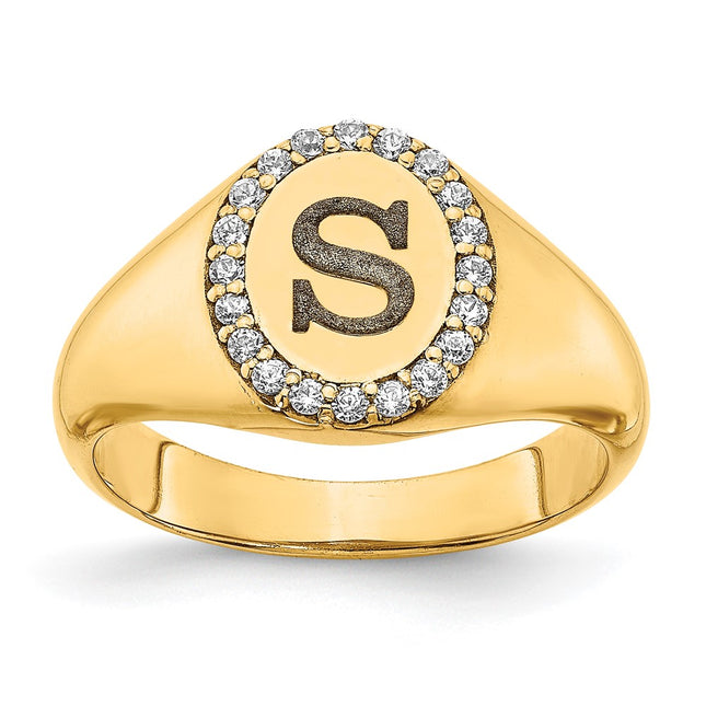 14k Yellow Gold Rings Style XNR107Y - Classique Jewelry Inc.