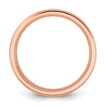 14K Rose Gold Name and Birth Flower Ring view