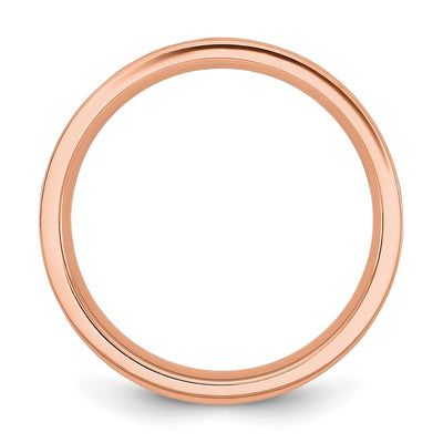 14K Rose Gold Name and Birth Flower Ring