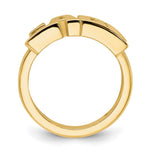 14K Yellow Gold Cut-out Name Ring view