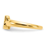 10K & 14K Gold Script Initial Ring view 4