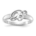 10K & 14K Gold Script Initial Ring view 7