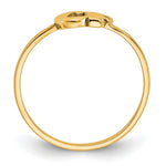 10K & 14K Gold Script or Block Font Double Initial Ring view 2