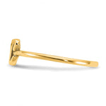 10K & 14K Gold Script or Block Font Double Initial Ring view 8
