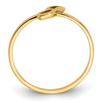 10K & 14K Gold Script or Block Font Initial Ring view 4
