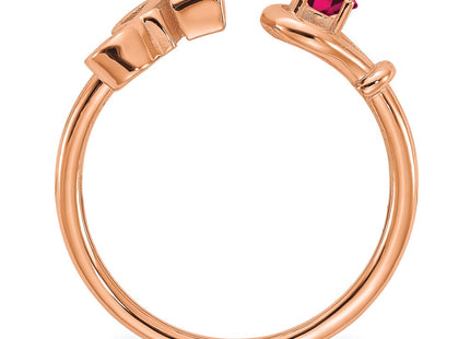 10k Rose Gold Rings Style 10XNR81AR - Classique Jewelry Inc.