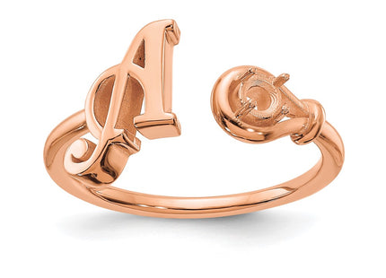 10k Rose Gold Rings Style 10XNR81AR - Classique Jewelry Inc.