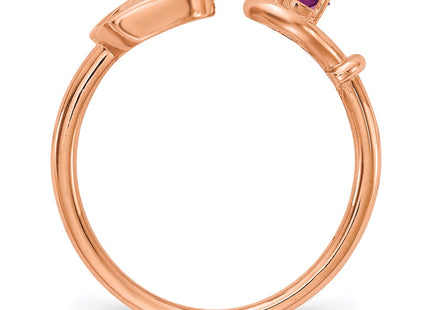 14k Rose Gold Rings Style XNR81BR - Classique Jewelry Inc.