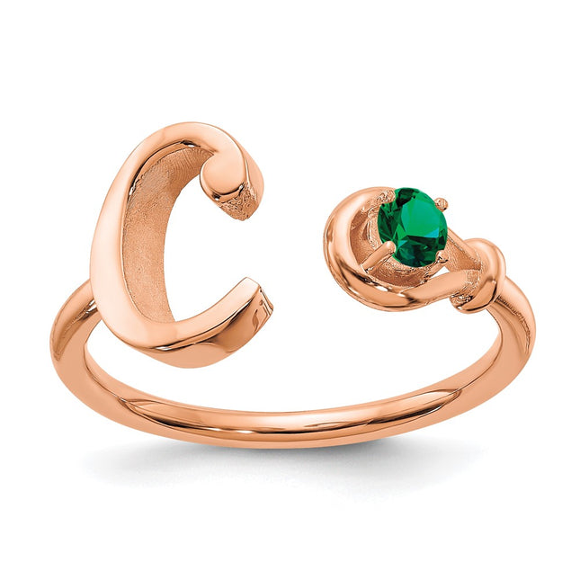 14k Rose Gold Rings Style XNR81CR - Classique Jewelry Inc.