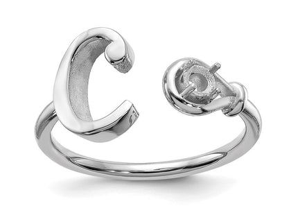 14k White Gold Rings Style XNR81CW - Classique Jewelry Inc.