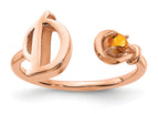 10K Rose Gold / D