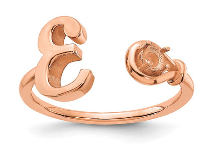 10k Rose Gold Rings Style 10XNR81ER - Classique Jewelry Inc.