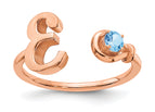 10K Rose Gold / E