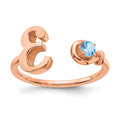 10K Rose Gold / E