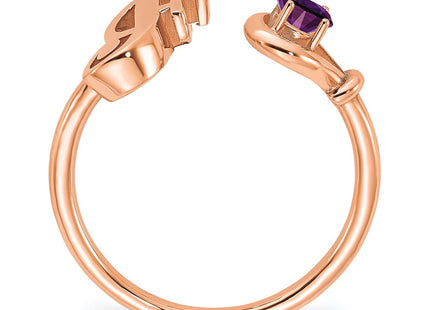 14k Rose Gold Rings Style XNR81FR - Classique Jewelry Inc.