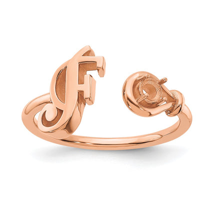 10k Rose Gold Rings Style 10XNR81FR - Classique Jewelry Inc.
