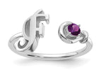 10K White Gold / F