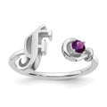 10K White Gold / F