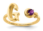 14K Yellow Gold / G