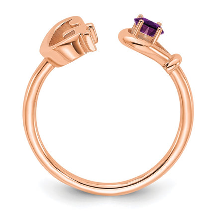10k Rose Gold Rings Style 10XNR81GR - Classique Jewelry Inc.