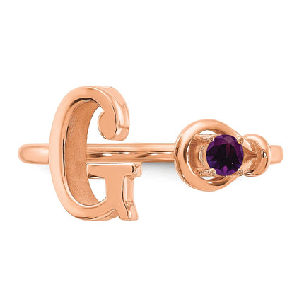 10k Rose Gold Rings Style 10XNR81GR - Classique Jewelry Inc.