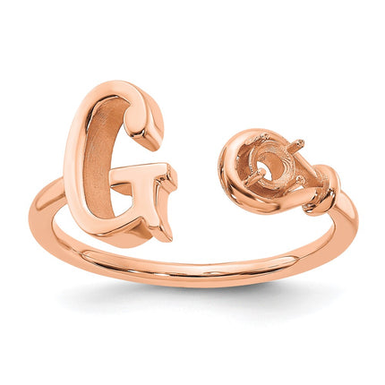 10k Rose Gold Rings Style 10XNR81GR - Classique Jewelry Inc.