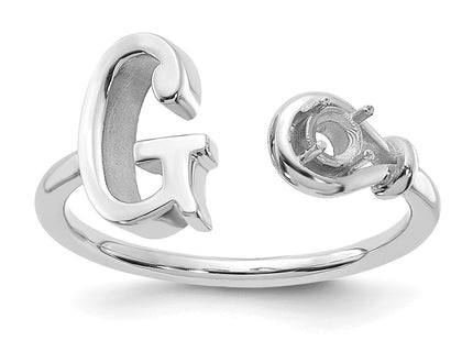 14k White Gold Rings Style XNR81GW - Classique Jewelry Inc.