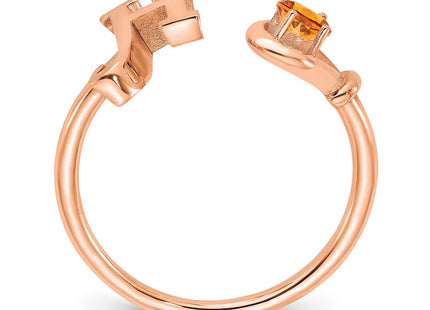 10k Rose Gold Rings Style 10XNR81HR - Classique Jewelry Inc.