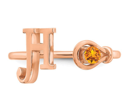 14k Rose Gold Rings Style XNR81HR - Classique Jewelry Inc.