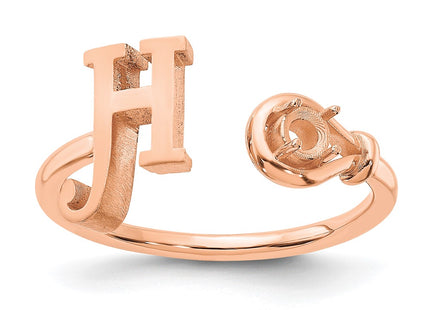 10k Rose Gold Rings Style 10XNR81HR - Classique Jewelry Inc.
