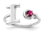 10K White Gold / I