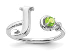 10K White Gold / J