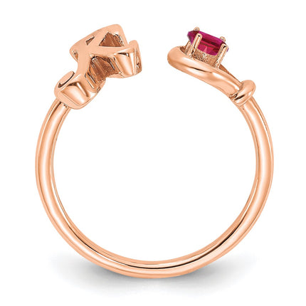 10k Rose Gold Rings Style 10XNR81KR - Classique Jewelry Inc.
