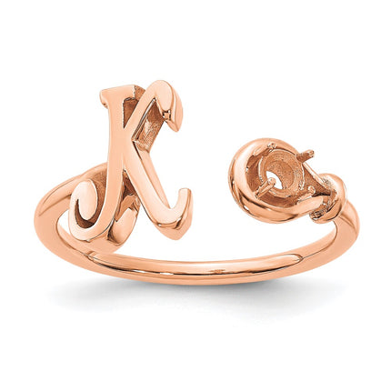 10k Rose Gold Rings Style 10XNR81KR - Classique Jewelry Inc.
