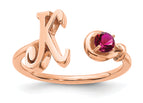 10K Rose Gold / K