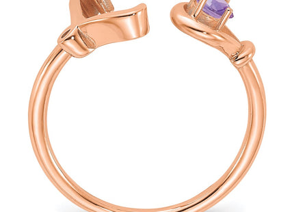 14k Rose Gold Rings Style XNR81LR - Classique Jewelry Inc.