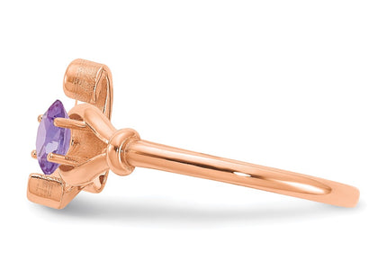 14k Rose Gold Rings Style XNR81LR - Classique Jewelry Inc.