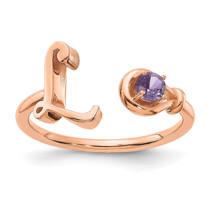 10k Rose Gold Rings Style 10XNR81LR - Classique Jewelry Inc.