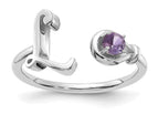 10K White Gold / L