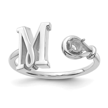 10k White Gold Rings Style 10XNR81MW - Classique Jewelry Inc.