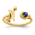 14K Yellow Gold / N