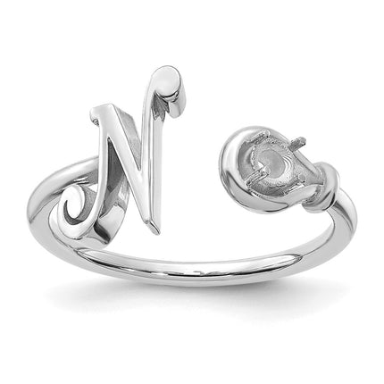 10k White Gold Rings Style 10XNR81NW - Classique Jewelry Inc.