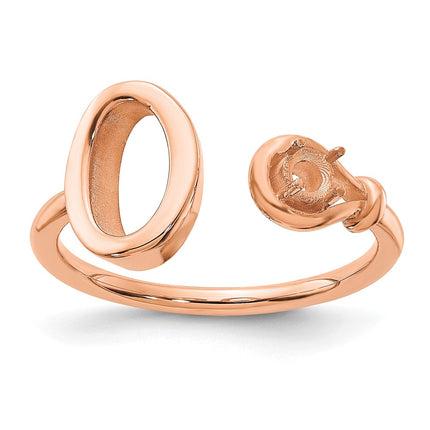 10k Rose Gold Rings Style 10XNR81OR - Classique Jewelry Inc.