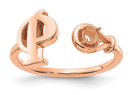 10k Rose Gold Rings Style 10XNR81PR - Classique Jewelry Inc.