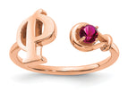 10K Rose Gold / P