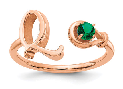 14k Rose Gold Rings Style XNR81QR - Classique Jewelry Inc.