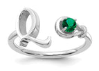 14K White Gold / Q